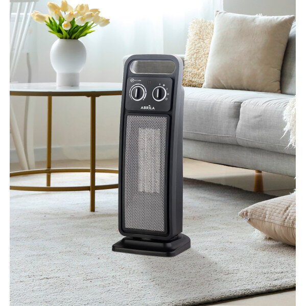 Termoventilador Ceramico Vert.brasil 2000w Negro 2pot.oscilant.antivuel.termost. Prot.cal 50,7x19x18,3 Cm - Image 2