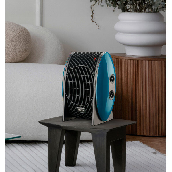 Termoventilador Desierto 2000w Azul 2potencias 3funciones Termostato Regulable Seguro 31x25x14cm - Image 2