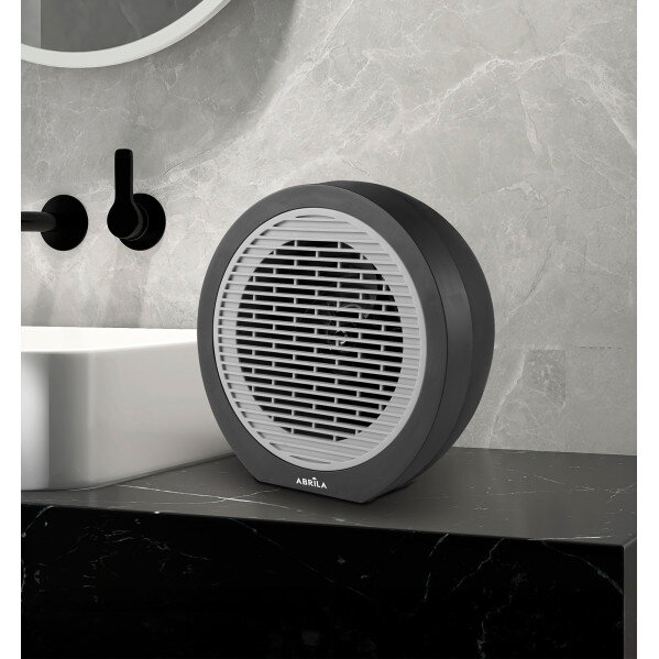 Termoventilador Elect.brindisi 2000w Negro/gris Termost.reg. 2potencias 3funciones Sist.seguridad 25x25x16,8cm - Image 2