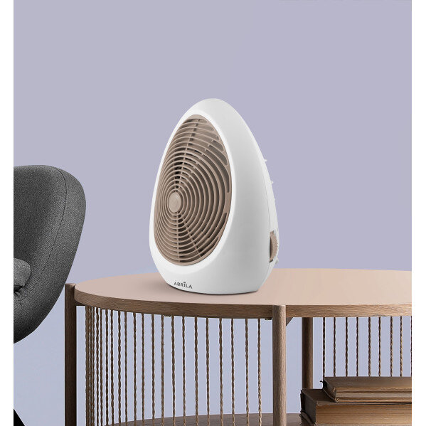 Termoventilador Elect.perugia 2000w Blanco/beis Termost.reg. 2potencias 3funciones Sist.seguridad 30,5x27x16cm - Image 2