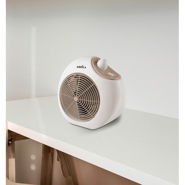 Termoventilador Elect.savona 2000w Blanco/beis Termost.reg. 2potencias 3funciones Sist.seguridad 24,5x25,5x14cm - Image 2