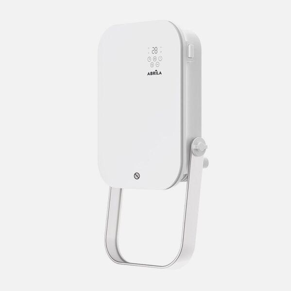 Termoventilador Pared Baño Austria 2000w Blanco 3funciones c/remoto y toallero Display Ip24 50x25x13cm