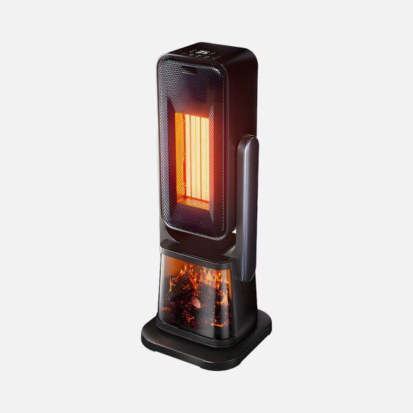 Termov.torre Ceramico Ptc 2000w Simoneta Negro 2potencias 4func. Termost.seguridad Remoto Y Display 58x22x22cm - Image 2