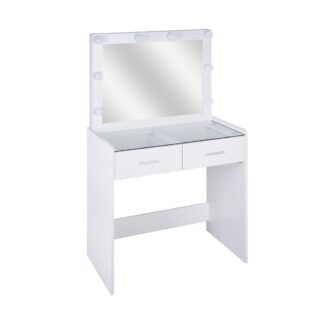 TOCADOR BLANCO CON LUCES LED