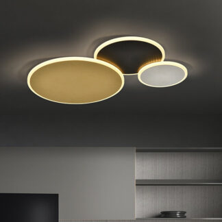 UMBRA- PLAFON ORO-NEGRO-BLANCO