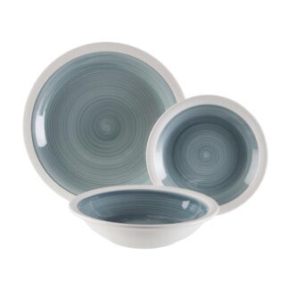 VAJILLA 18 PIEZAS LEGRAND AZUL