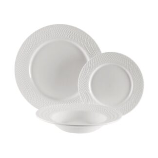 VAJILLA 18 PIEZAS RELIEVE
