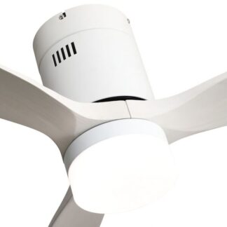 Ventil 20w Dc Aguilon Blanco 3 Aspas Blancas 6 Velocidades C/remoto, Reg.Intensidad, Temporizador 30,5x132x132 Cm