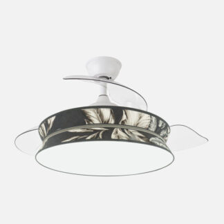 Ventil Decor 72w Blanco/estampado Oscuro 108d 3asp 7200lm 3000-4000-6000k Remoto+memo+temp