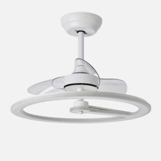 Ventilador 110w Dc Chom Blanco 3Asp.Transp. 46/66x62x62cm 6 Vel. 3 Colores C/remoto, Memoria Y Temporizador 9350lm