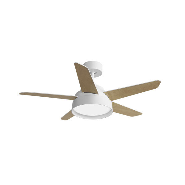 Ventilador 25w Dc Blanco Lebeche 5 Aspas Rev. Blanca/haya 6 Vel. 3000-4000-6000k 132d Remoto,memoria Y Temporizador - Image 2