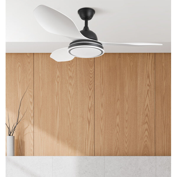 Ventilador 48w Dc Datoo Negro 3 Aspas Blancas 6 Vel. 33/48x122x122cm 3 Color C/remoto,memoria Y Temp.4080lm - Image 3