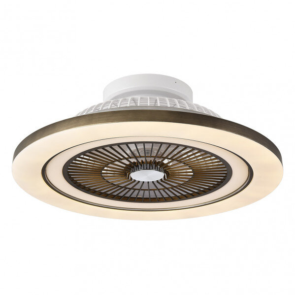 Ventilador 72w Dc Mato Cuero 5Aspas Transp. 22x58x58cm 6 Vel. 3 Colores C/remoto,memoria,temporiz Y Reg.Intensidad 6120lm - Image 2