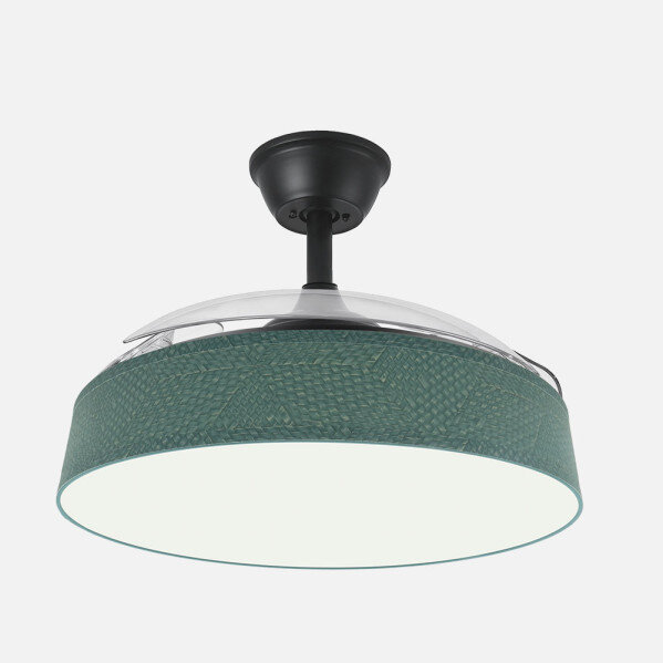 Ventilador Boga 72w Negro/verde 108d 3asp 7200lm 3000-4000-6000k Remoto+memo+tempo - Image 2