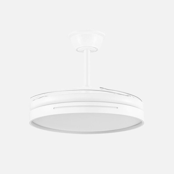 Ventilador DC 59w Micenas Blanco 4 Aspas Transp. 106d 6 Veloc. 6980lm 3 Colores C/remoto, Reg.intensidad, Memoria Y Temporiz.26 - Image 2