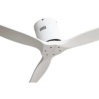 Ventilador Dc Aguilon Blanco 3 Aspas Blancas 6 Velocidades Sin Luz Remoto Y Temporiz.132d