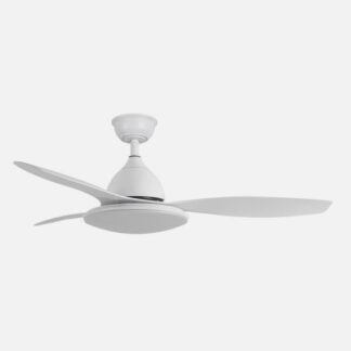 Ventilador Dc Blanco Yael 72w 3000-4000-6000k 122d 7200lm 3 Aspas, Remoto+temporizador+memoria