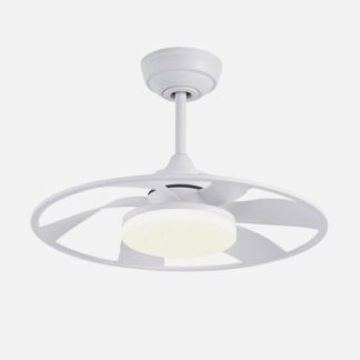 Ventilador Dc Celsius 26w Blanco 6 Aspas 55d 2950lm 3000-4000-6500k 6vel. Remoto, Memoria Y Temporizador