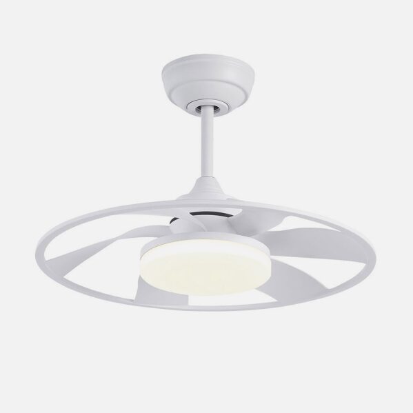 Ventilador Dc Celsius 26w Blanco 6 Aspas 55d 2950lm 3000-4000-6500k 6vel. Remoto, Memoria Y Temporizador