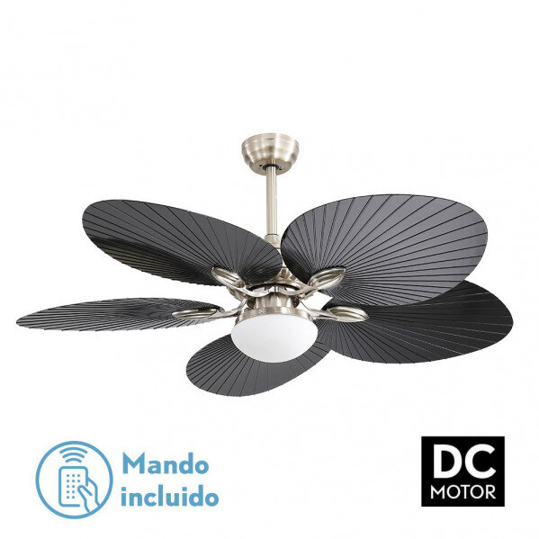 Ventilador Dc Chaw 24w 2950lm Niquel/negro 5asp.6vel.132d C/remoto, Memoria Y Temp.3000-4000-6000k - Image 2