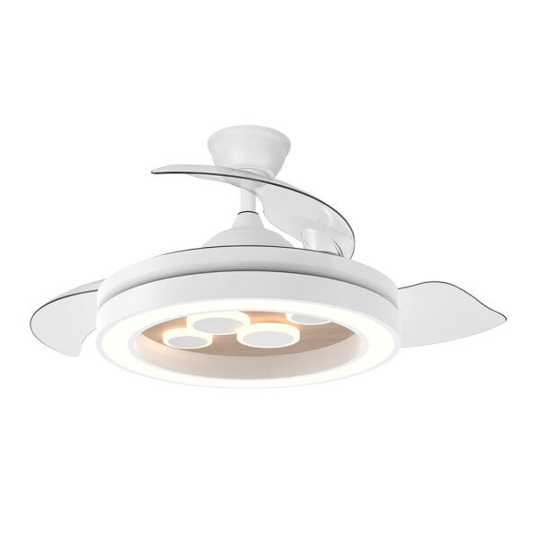 Ventilador Dc Cupido 55w Blanco/haya 3asp.107d 4960l 3000-4500-6500k Reg.intensidad+remoto+memoria+temporizador - Image 2
