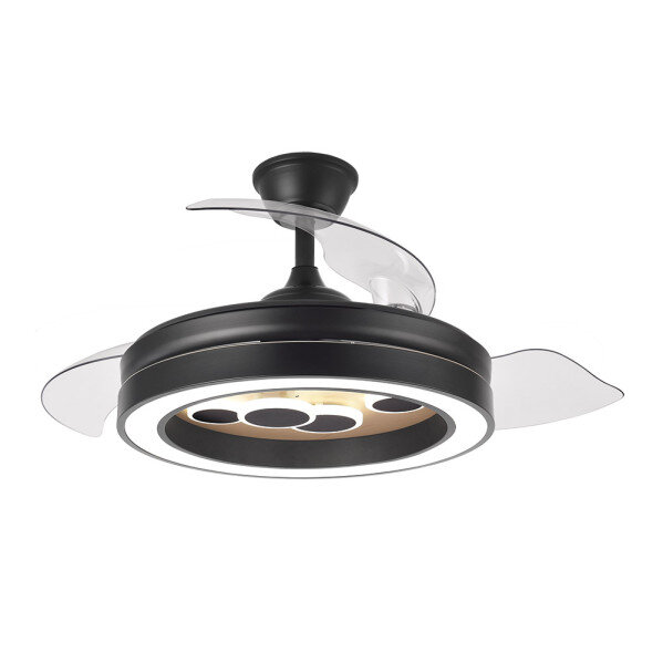 Ventilador Dc Cupido 55w Negro/madera 3asp.107d 4960l 3000-4500-6500k Reg.intensidad+remoto+memoria+temporizador - Image 2