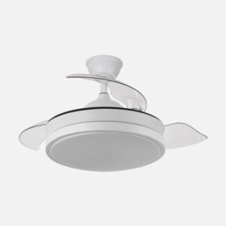 Ventilador Dc Escorpion Mini 59w Blanc 3aspas Desp. Reg.Intensidad 91d 6980lm Remot+temporiz+memoria 3000-4000-6000k