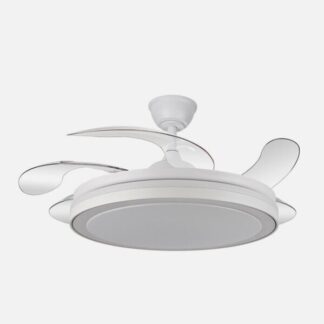 Ventilador Dc Esparta Maxi 80w 10255lm Blanco 132d 5asp 3000-4000-6000k Remoto+reg.intensiidad+temporizador+memoria