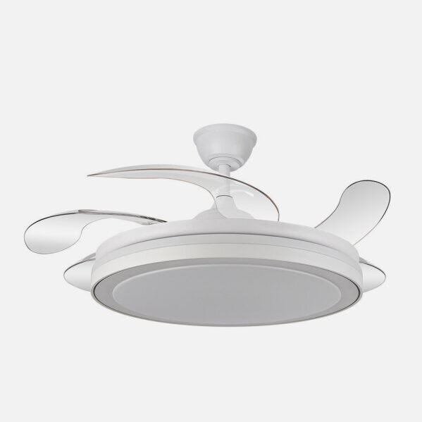 Ventilador Dc Esparta Maxi 80w 10255lm Blanco 132d 5asp 3000-4000-6000k Remoto+reg.intensiidad+temporizador+memoria