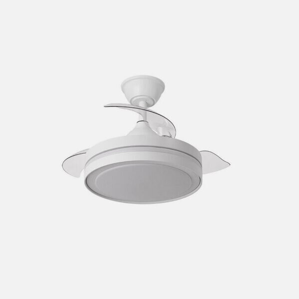Ventilador Dc Esparta Peque 44w 5182lm Blanco 72d 3asp 3000-4000-6000k Remoto+temporizador+memoria