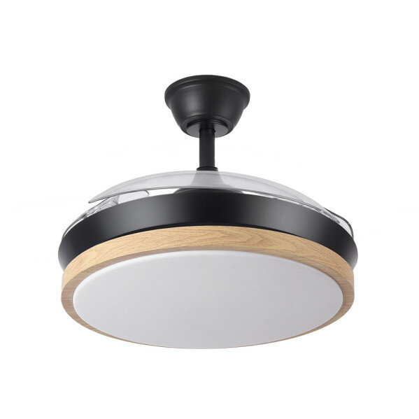 Ventilador Dc Evros Negro/hay 59w 6980lm 91d 3aspas 3000-4000-6000k Remoto, Tempor, Memoria - Image 2