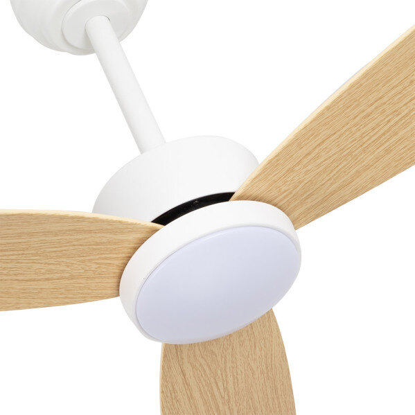 Ventilador Dc Genil 24w Blanco 3aspas Haya 132d 2424lm 3000-4000-6500k Remoto+temporizador+memoria - Image 2