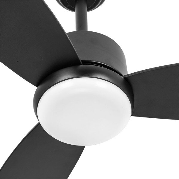 Ventilador Dc Genil 24w Negro 3aspas 6vel 132d 2424lm 3000-4000-6500k Remoto+temporizador+memoria - Image 2