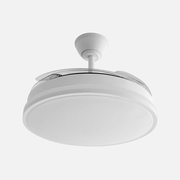 Ventilador Dc Guerrero 59w Blanco 4asp 107d 6980lm 3000-4000-6000k Remoto,reg.intensidad,temporizador,memoria - Image 2