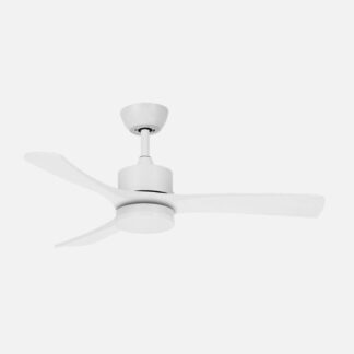 Ventilador Dc Hellin 18w Blanco 3aspas 6vel 106d 2250l m3000-4500-6500k Remoto+memoria+temporizador