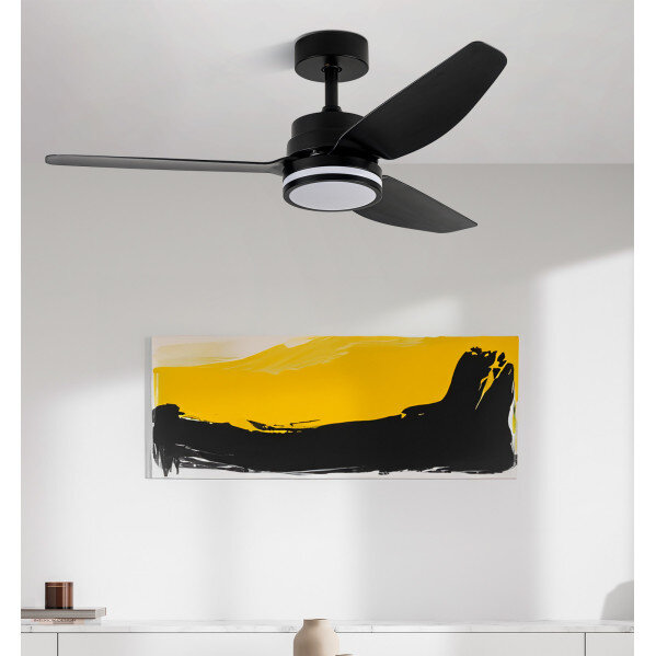 Ventilador Dc Jarama 20w Negro 3asp.6velocidades 3000-4000-6500k 2350lm Remoto,memoria,temperatura 112d - Image 4