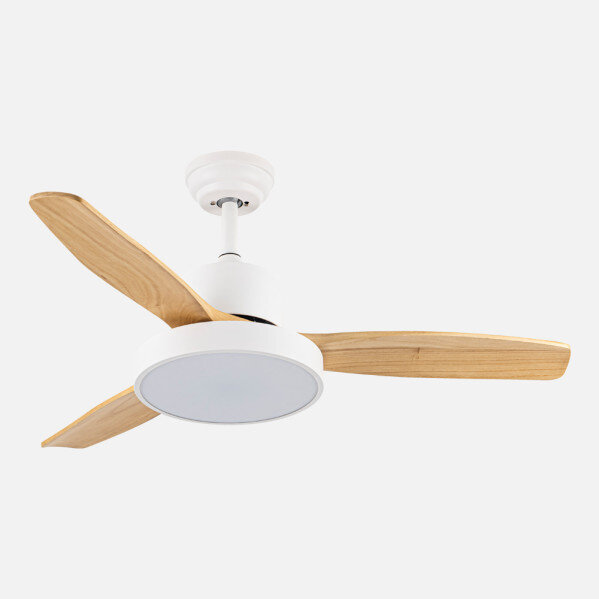 Ventilador Dc Kavala 48w Blanco 3aspas Haya 112d 6velocidades 4078lm 3000-4000-6000k Remoto+memoria+temporizador - Image 3