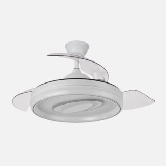 Ventilador Dc Maracana 57w Blanco 3asp.107d 5980lm 3000-4500-6500k Reg.intensidad+remoto+memoria+temporizador