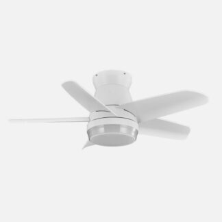 Ventilador Dc Neutron 24w 2400lm Blanc 5 Aspas 91d 3000k,4500k,6000k, Remoto+temporizador+memoria