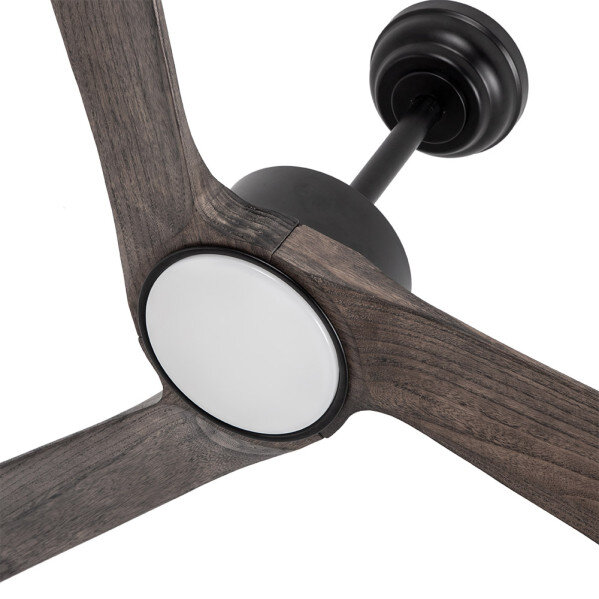 Ventilador Dc Orinoco 24w Negro 3aspas Roble 107d 2424lm 3000k,4000k,6500k Remoto+regulador Intensidad+temperatura+memoria - Image 2