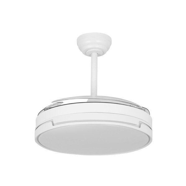 Ventilador Dc Papiro 59w Blanco 4aspas desp.107d 5900lm Reg.intensidad 3000k,4000k,6000k Remoto+ Memoria+ Temporizador - Image 2