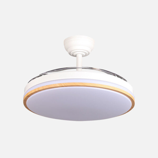 Ventilador Dc Parlatore 60w Blanco/haya 3aspas Control X Voz 107d 6980lm 3col. C/remoto+reg.intensidad+temporizador+memoria - Image 3