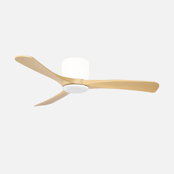 Ventilador Dc Paterna 18w Blanco/haya 3aspas 6vel 117d 2250lm 3000-4500-6500k Remoto+memoria+temporizador - Image 2