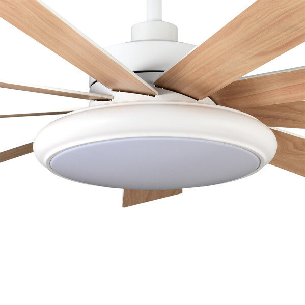 Ventilador Dc Pireo 36w Blanco 9 Aspas Blanca/haya 6 Vel 3000k, 4500k, 6000k 3800lm 132d C/remoto, Memoria Y Temporizador - Image 4