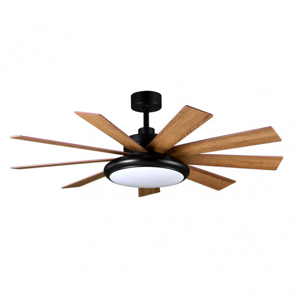 Ventilador DC Pireo 36w Negro 9 Aspas Roble/haya 6 Vel 3000k, 4500k, 6000k 3800lm 132d C/Remoto, Memoria Y Temporizador - Image 4