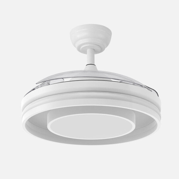 Ventilador Dc Pitufo 57w Blanco 3asp107d 3990lm Rgb +3000-4500-6500k Reg.intensidad+remoto+memo+temporiz - Image 2