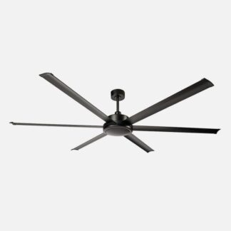 Ventilador Dc Sanson Negro Sin Luz 6asp 214d C/remoto Y Temporizador