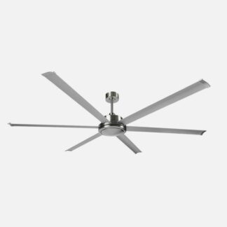 Ventilador Dc Sanson Niquel/plat Sin Luz 6asp 214d C/remoto Y Temporizador