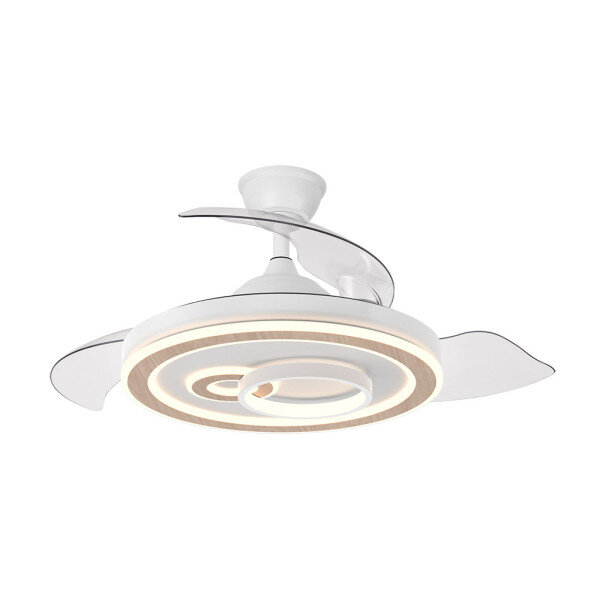 Ventilador Dc Sultan 68w Blanco/haya 3asp.107d 4960lm 3000-4500-6500k Reg.intensidad+remoto+memoria+temporizador - Image 2