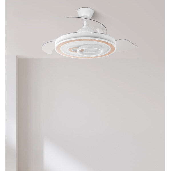 Ventilador Dc Sultan 68w Blanco/haya 3asp.107d 4960lm 3000-4500-6500k Reg.intensidad+remoto+memoria+temporizador - Image 4